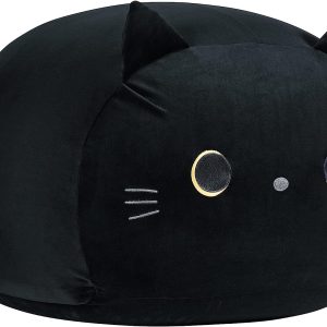 Stuffed Animal Storage Bean Bag Chair Cover for Kids Yellow Dog Shiba Inu Bean Bag Chair for Girls Large Size Toy Organizer