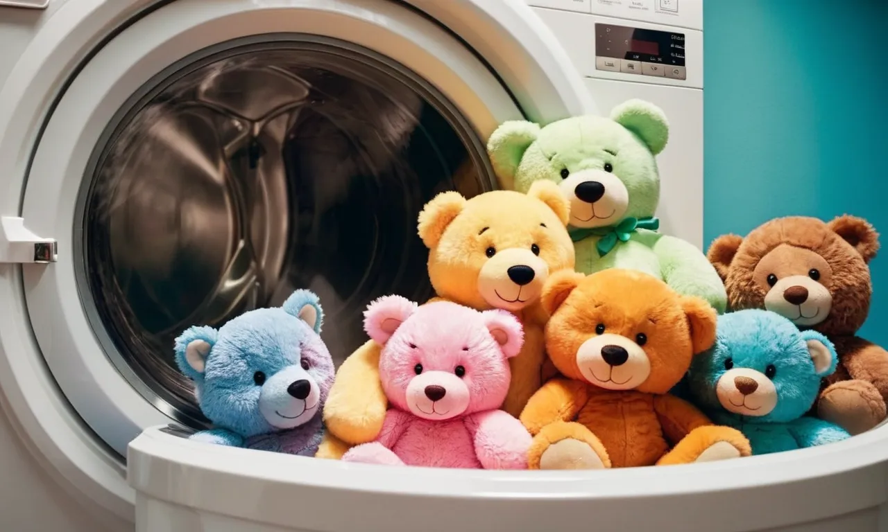 How To Wash Large Stuffed Animals In The Washer Stuffed Animal Storage