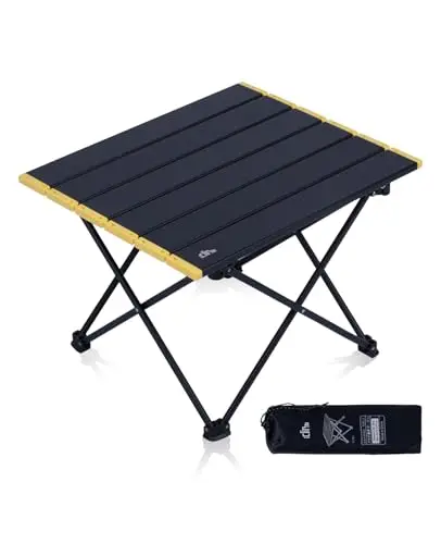 iClimb small black ultralight folding camping table
