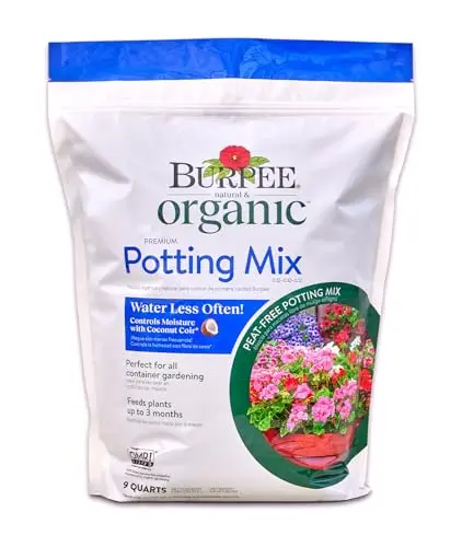 Burpee Organic Premium Potting Mix bag