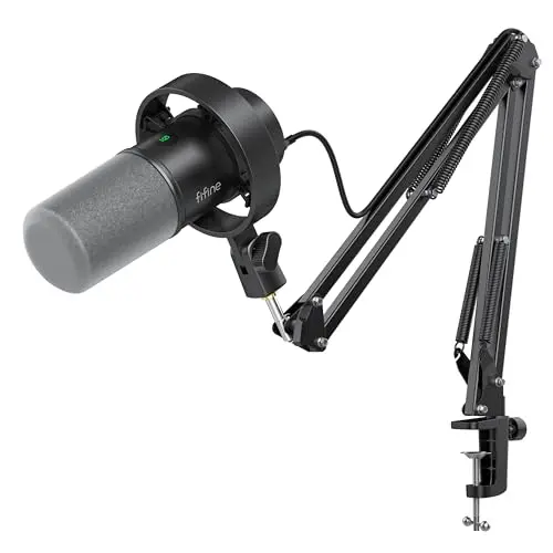 FIFINE K688CT USB/XLR dynamic microphone with metal boom arm