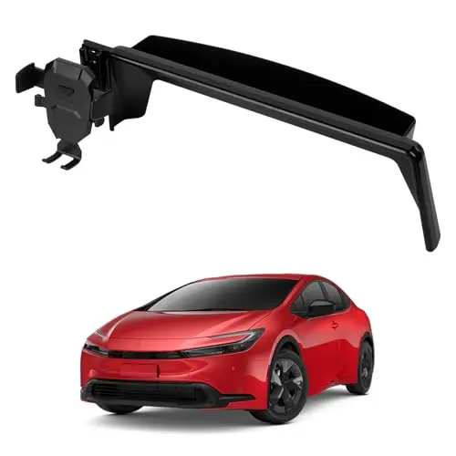 FIILINES phone holder and storage tray installed on Prius dashboard