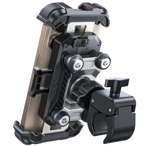 JOYROOM 2025 upgraded motorcycle phone holder with dual vibration dampener