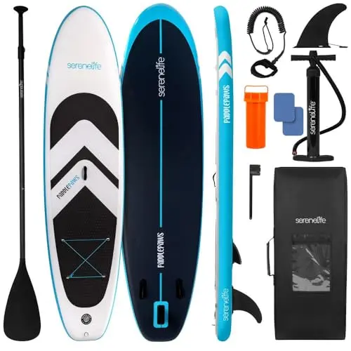 SereneLife 11 foot lightweight inflatable paddle board