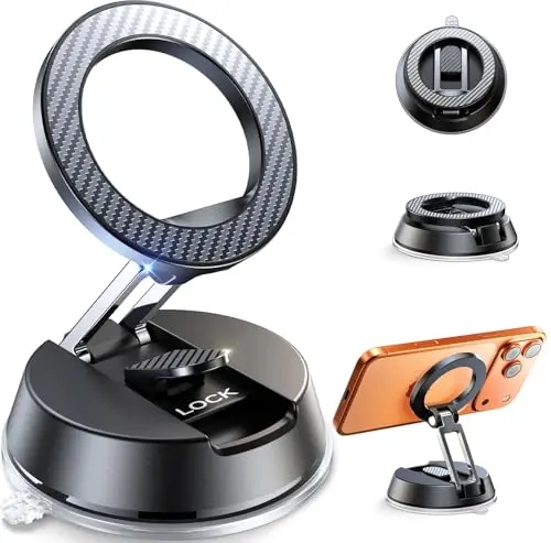 ACMEZING NeverFall foldable magnetic car phone mount