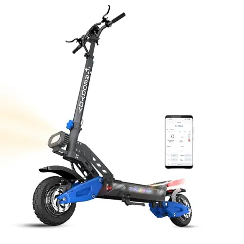 JUNLING RD2 blue high-performance electric scooter with large tires